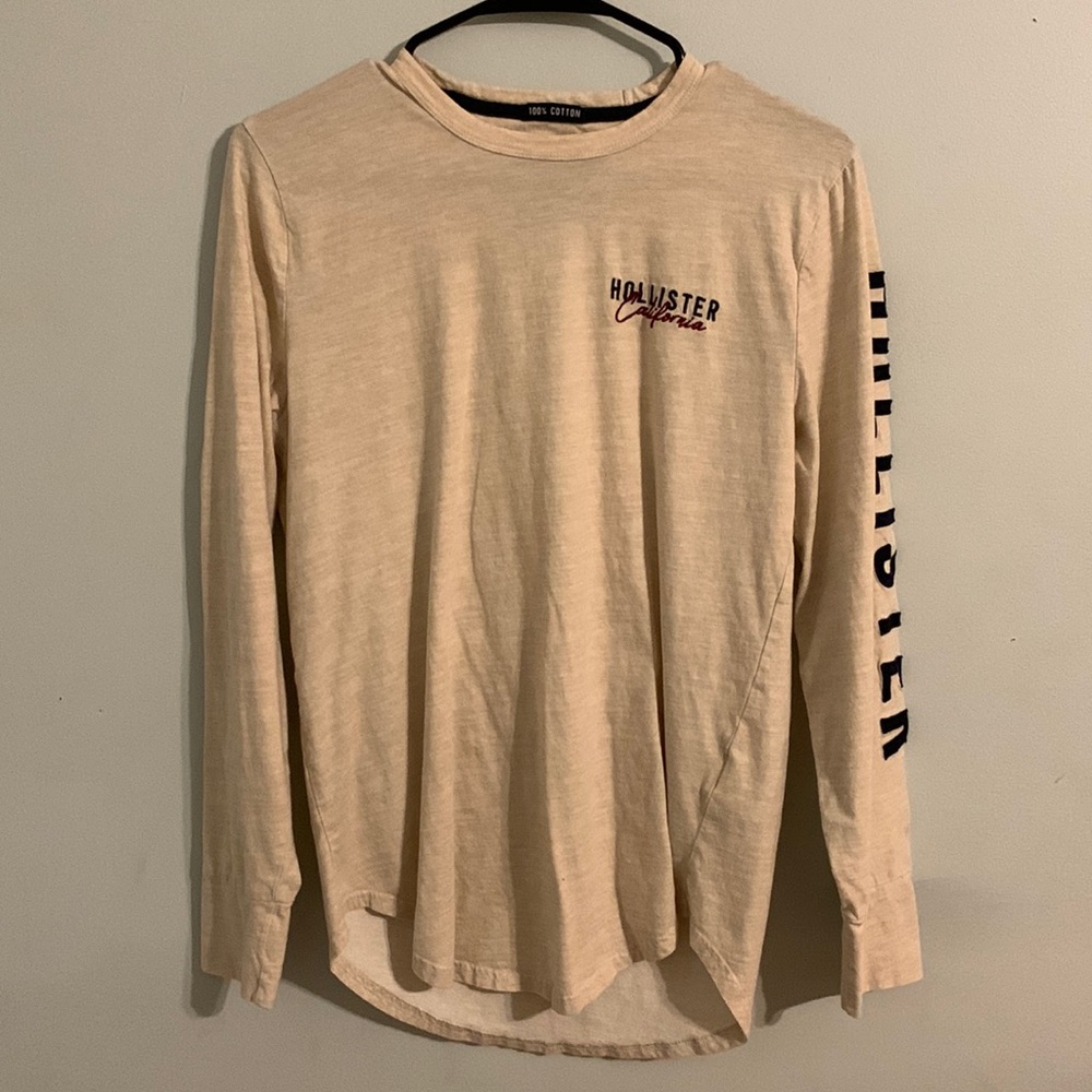 Hollister Mens Long Sleeve Cotton Tshirt